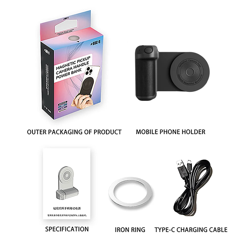 3-in-1 Magnetic Bluetooth Phone Grip